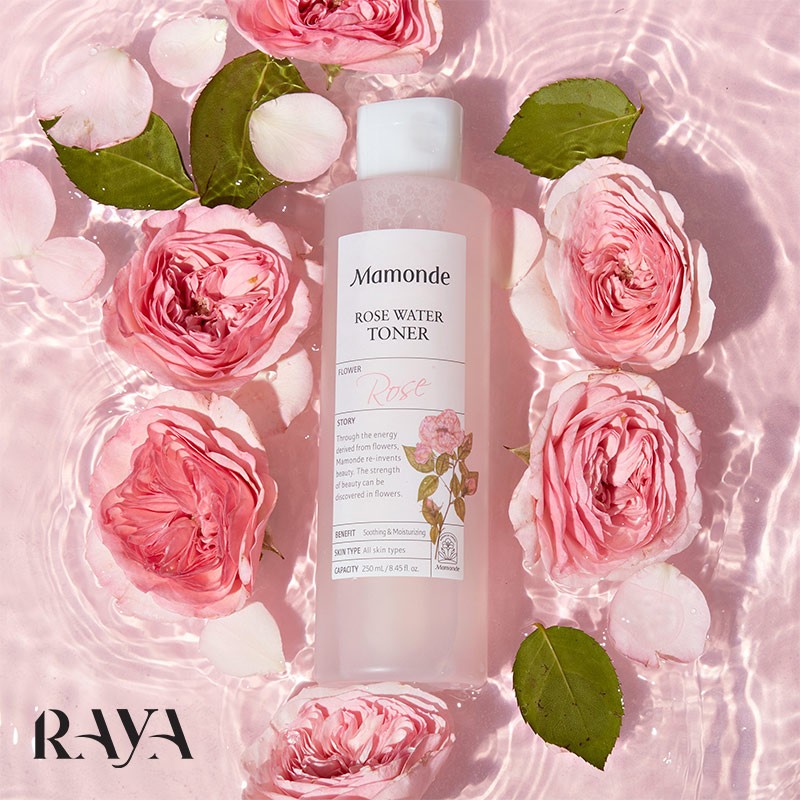 تونر رز ماموند حجم 250 و 25 میل Mamonde Rose Water Toner